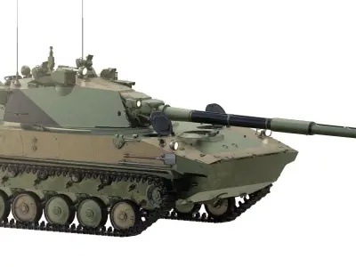 2S25 Sprut-SD 3D model