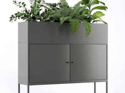 Metal console Consuela La redoute 3D model