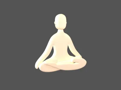 Chakra Icon v1 003 Low-poly 3D model