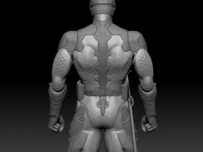 Gray Fox 3D model