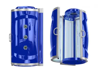 Tanning Bed Solarium Vertical Solarium Machine 3D model