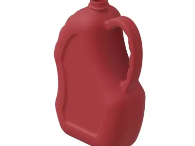 Plastic Deluxe Oil Can Toy 3D model