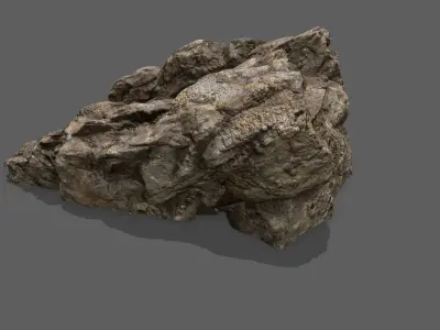 Stairs rock Low-poly 3D model purchase