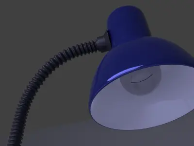 Lamp  table lamp  shine Low-poly 3D model