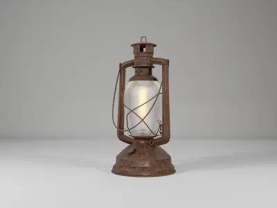 Lantern Old Low-poly 3D model purchase