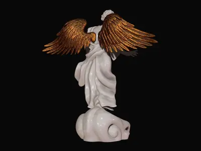 Uriel Archangel - Metal - Wood - CNC Rounting and 3D print model