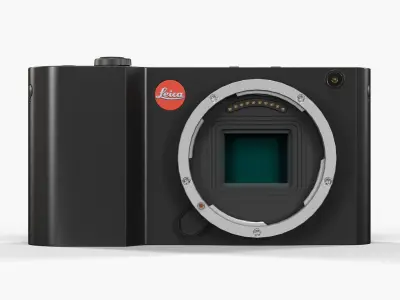 Leica TL Body mirrorless digital camera Low-poly 3D model