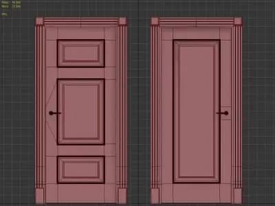 Doors Dorian Belvedere 14 15 3D model