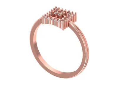 Solitaire Wedding Engagement Women Band Rings 3D print model purchase