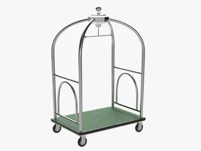 Hotel Cart 01 3D model