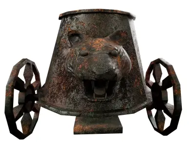 Bronze Chariot 3D model