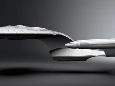 Enterprise D scale model 3D print model