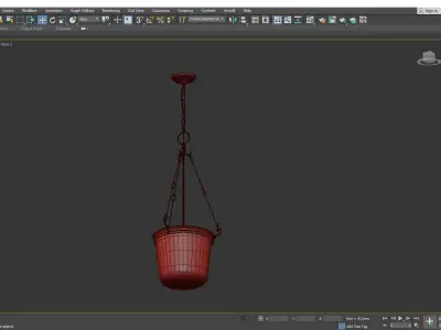 Quinton Pendant Light Low-poly 3D model
