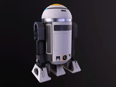 RD3 Star Wars  Low poly  Low-poly 3D model