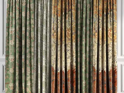 Curtain Set 68 3D model