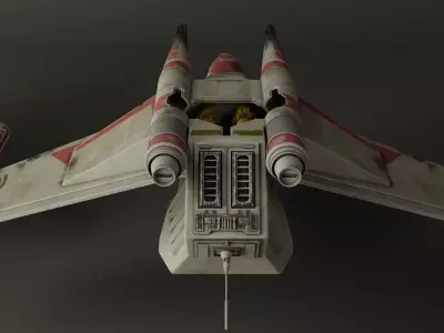 Star Wars - LAAT Low-poly 3D model for games Low-poly 3D model
