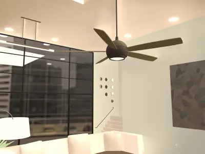 Gail Focous Ceilingfan 3D model