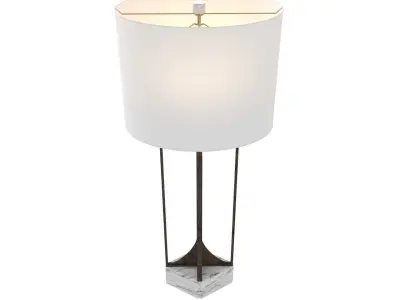 2 table lamps Gabby home 3D model