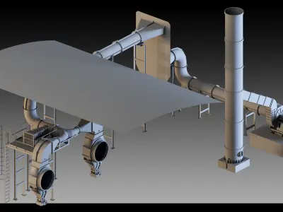 5- Factory units 3D model