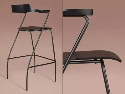 Project Bar Chair 3D model