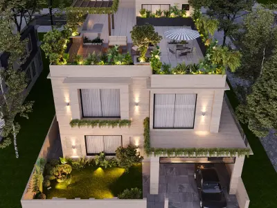 Terrace Garden 3D model