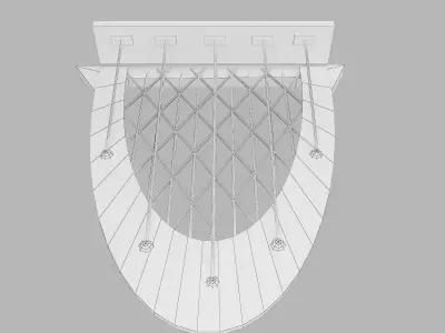 porch roof  3D model