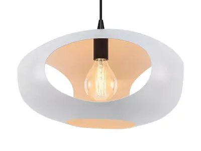 Logan Single Light Ceramic Dimmable Pendant 3D model