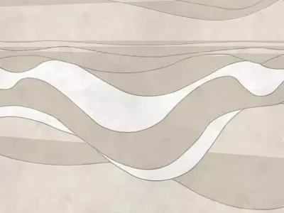 Elegant Waveflow Wall Mural  Texture