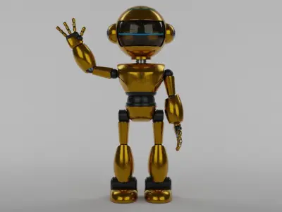 Robot 3D model 30