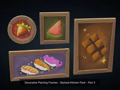 Stylized Kitchen Pack - Game-Ready 3D Assets