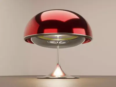 Retro Lamp 3D model