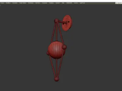 Bickley Wall Sconce Low-poly 3D model