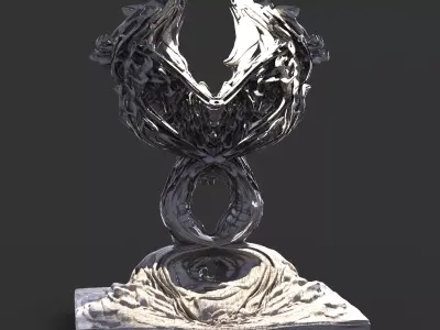 fire link Cobra Ivy tree 3D model