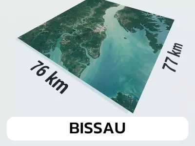 Bissau Guinea-Bissau City Landscape 3D Model 3D model