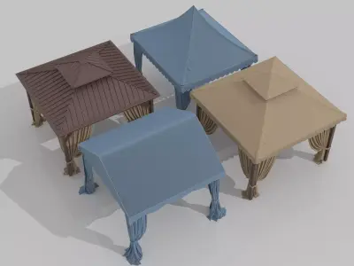 Tent Pack 3D model