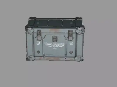 Sci-Fi Crates Pack Game Ready PBR Models FBX OBJ PNG Low-poly 3D model