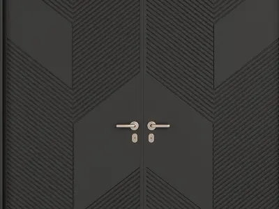 Entrance door set218 3D model