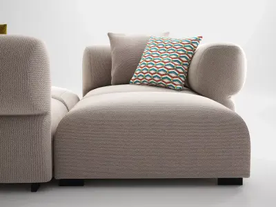 Butterfly modern sofas and chairs for living room 3D model