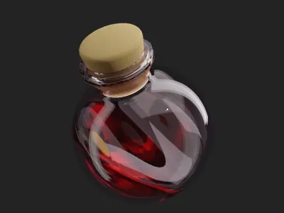 MAGICAL POTION Low-poly 3D model