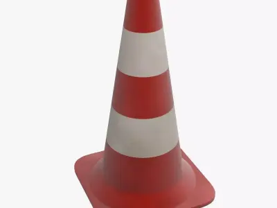Traffic Cone 3D model