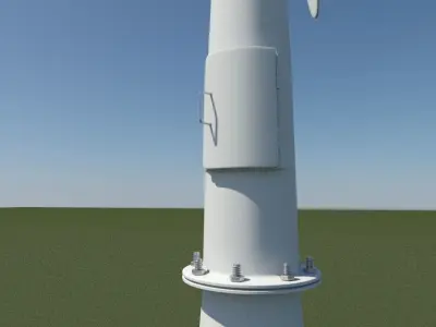 Wind Turbine 3D model