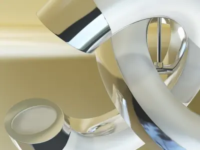 Modern Pendant Lamp 3D model