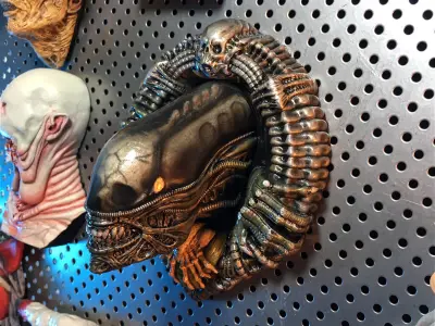 Alien Xenomorph big chap Wall Art Hanger for 3D Print 3D print model