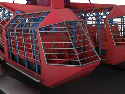 Amusement Theme Park Collection 3D model
