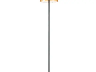 Levels Glass Floor Lamp by Leds C4 3D model