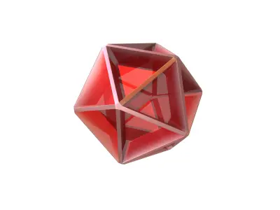 Abstract Shape v10 008 Low-poly 3D model