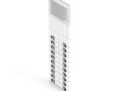 External Intercom 3D Model 3D model