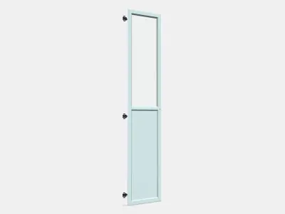 OXBERG Panel-glass door Low-poly 3D model