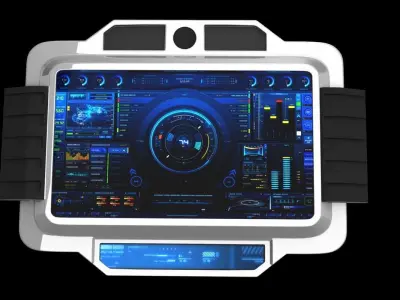 Sci-fi Touch Pad 2 3D model