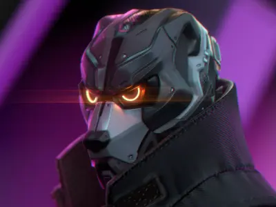 EVO BEAR - cosplay sci-fi mask - DIGITAL STL FILE FOR 3DPRINTING 3D print model